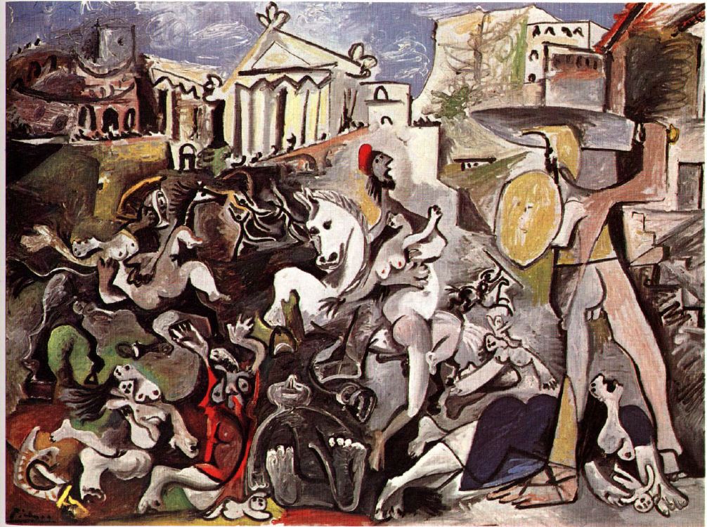 picasso painting of war