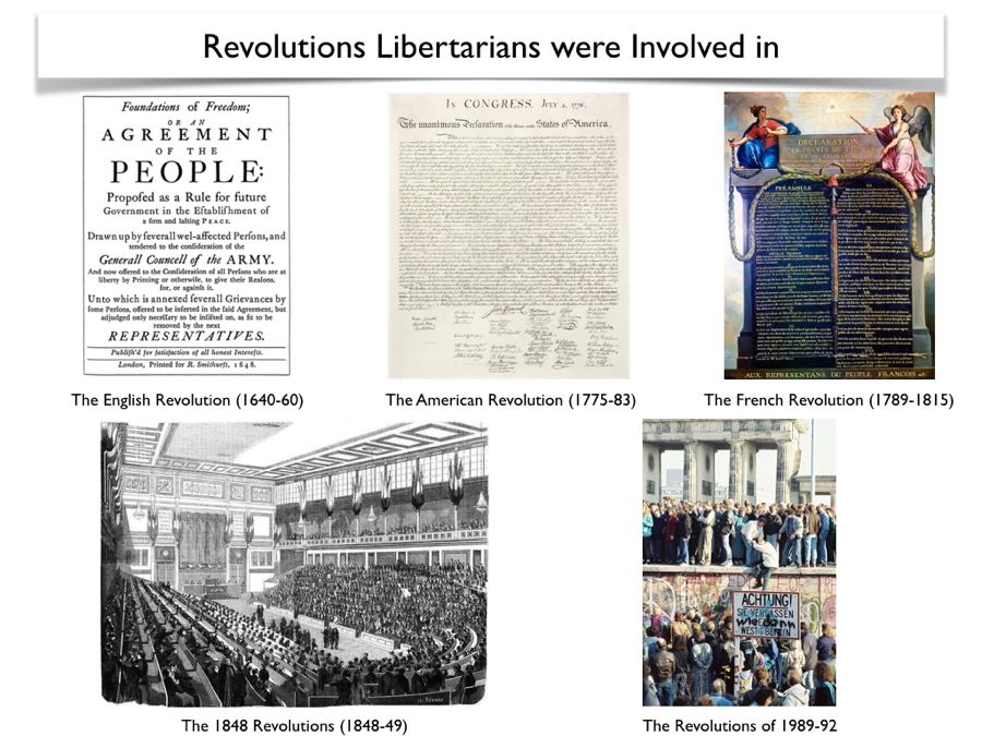 Revolutions Classical Liberals were involved in