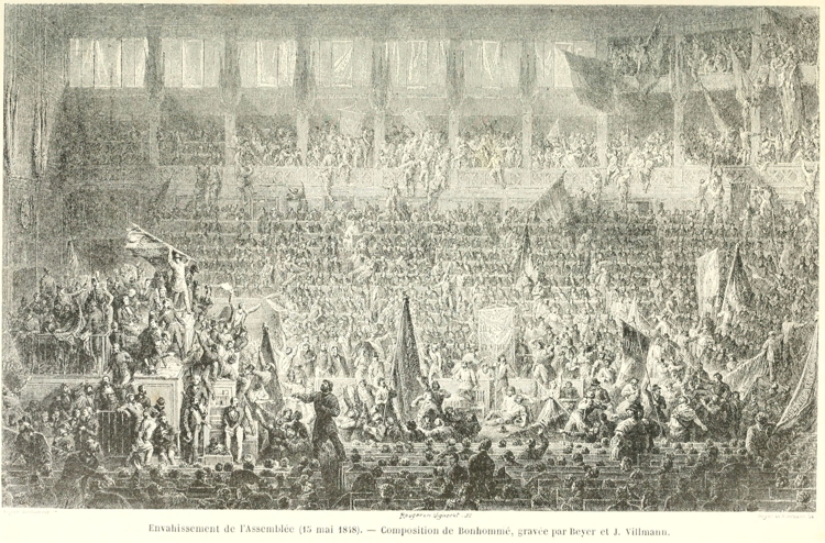 The invasion of the Assembly by Blanc supporters (May 1848)