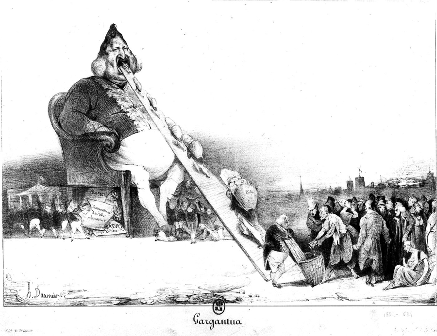 Honoré Daumier, “Gargantua” (1830)